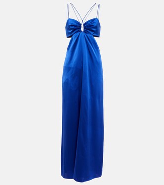 Maxikleid aus einem Seidengemisch | Frame