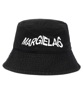 Logo cotton bucket hat | MM6 Maison Margiela Kids