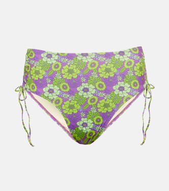 Liz high-rise floral bikini bottoms | Bananhot