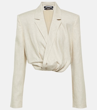 La Veste Bahia Courte cropped blazer | Jacquemus