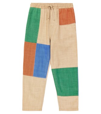 Patchwork cotton jersey sweatpants | Stella McCartney Kids