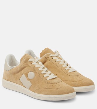 Bryce leather-trimmed suede sneakers | Isabel Marant