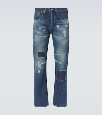 Distressed Straight Jeans | Junya Watanabe