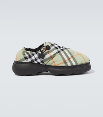 Mules acolchados con Burberry Check | Burberry