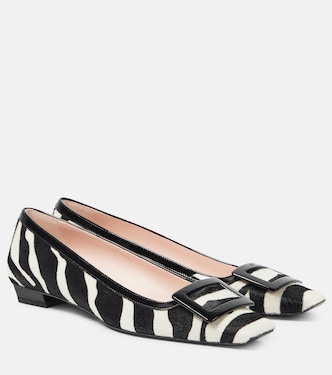 Belle Vivier calf hair ballet flats | Roger Vivier