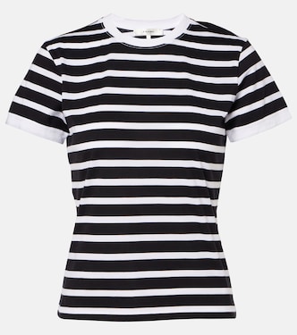 Striped cotton jersey T-shirt | Frame