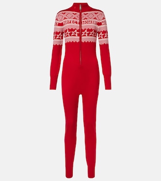 Wool intarsia jumpsuit | Perfect Moment