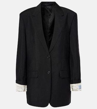 Mohair and wool blazer | Prada