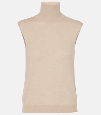 Cashmere turtleneck top | Loro Piana
