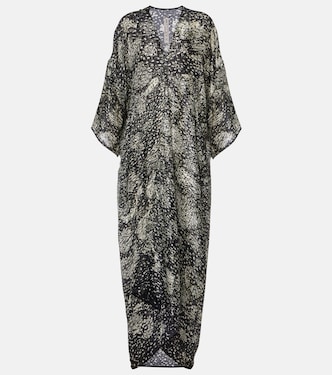 Robe longue Tommykite en satin | Rick Owens