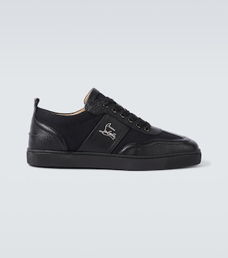 Retero logo leather sneakers | Christian Louboutin
