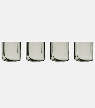 Hew set of 4 glass tumblers | Zaha Hadid Design
