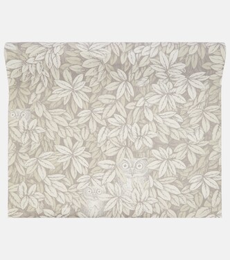 x Cole & Son Foglie e Civette wallpaper | Fornasetti