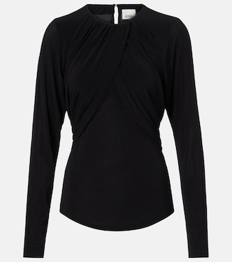 Gaetane draped jersey top | Isabel Marant