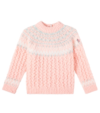 Jacquard wool-blend sweater | Moncler Grenoble Enfant