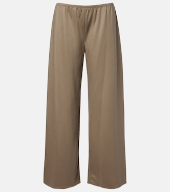 Gala virgin wool wide-leg pants | The Row