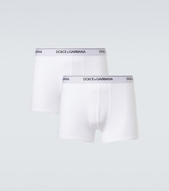 Set of 2 logo cotton-blend boxer briefs | Dolce&Gabbana
