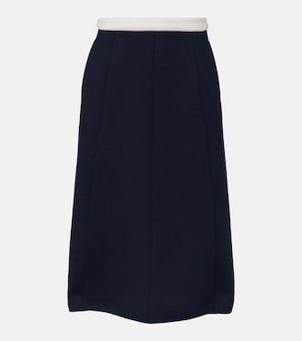 Abaco pleated jersey midi skirt | 'S Max Mara