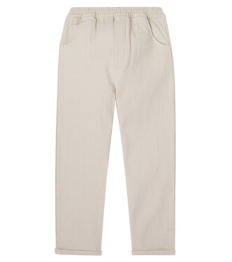 Olb cotton-blend straight pants | Donsje