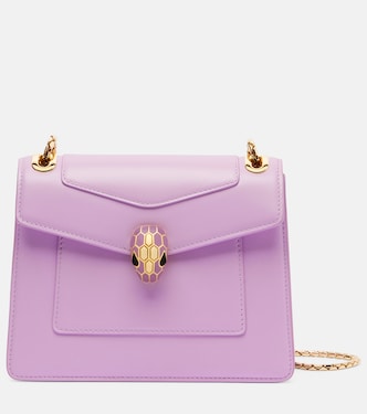 Serpenti Forever Small leather crossbody bag | Bvlgari