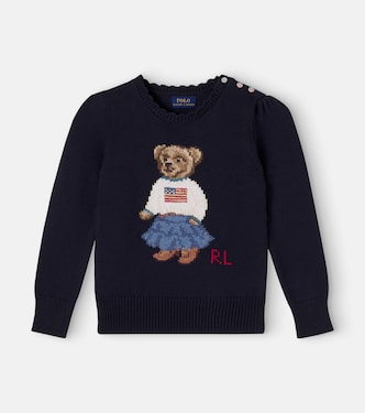 Pullover Polo Bear in cotone | Polo Ralph Lauren Kids