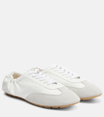 Zapatillas Lewis de piel con ante | Saint Laurent