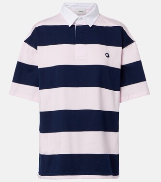 Striped cotton polo shirt | Coperni