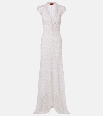Lamé maxi dress | Missoni