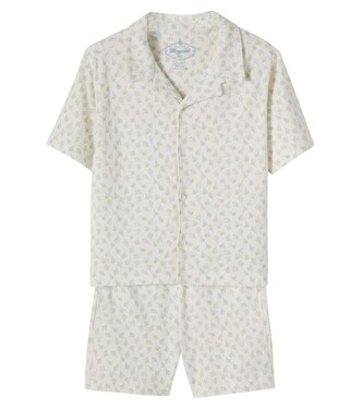 Lothar printed cotton pajamas | Bonpoint
