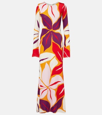 Amay floral jersey maxi dress | Cala de la Cruz