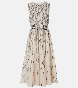 Verziertes Midikleid aus Baumwoll-Voile | 'S Max Mara