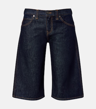 Kinga denim Bermuda shorts | Khaite