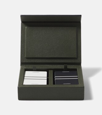 Parma leather playing cards holder  | Giobagnara