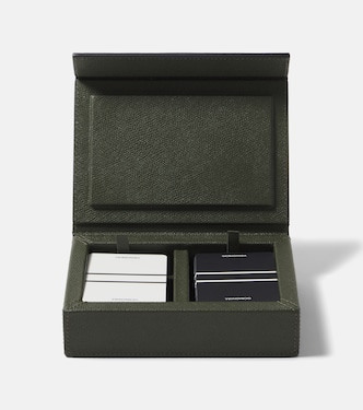 Porte-cartes à jouer Parma en cuir | Giobagnara