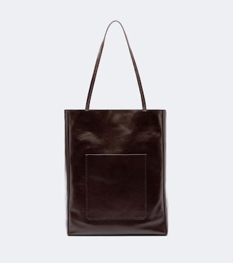 Paper Tote leather shoulder bag | Phoebe Philo