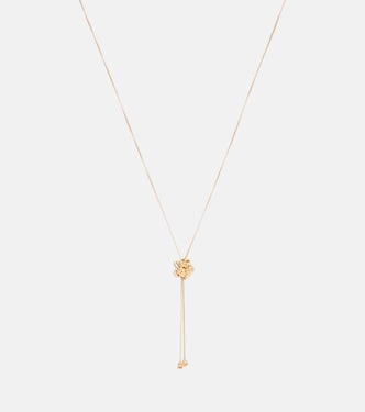 Knot gold-plated silver necklace | Bottega Veneta