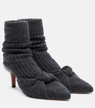 Ribbed-knit sock boots | Chloé