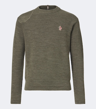 Logo virgin wool sweater | Moncler Grenoble