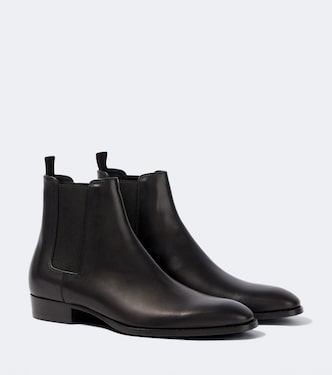 Leather Chelsea boots | Saint Laurent
