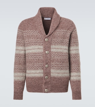 Alpaca, cashmere, and wool-blend cardigan | Brunello Cucinelli