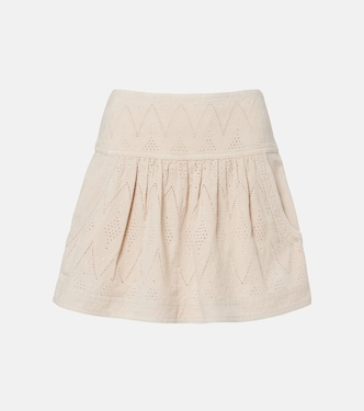 Kelise broderie anglaise cotton miniskirt | Marant Etoile