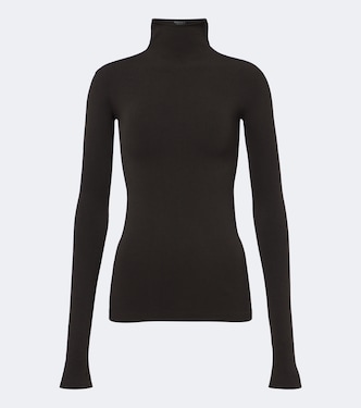 Jersey turtleneck top | Gucci