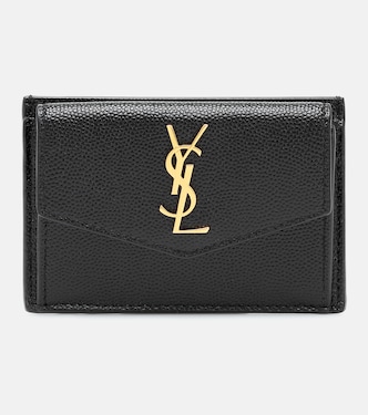 Uptown leather card case | Saint Laurent