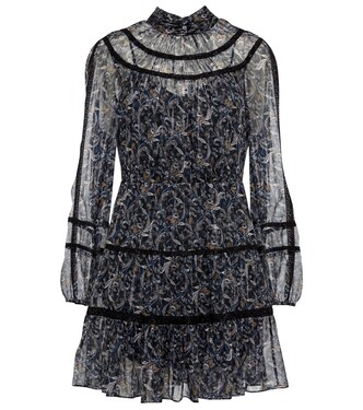 Robe Rahla en soie mélangée | Veronica Beard