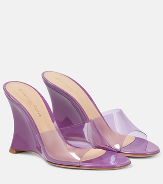 Futura 95 PVC wedge mules | Gianvito Rossi