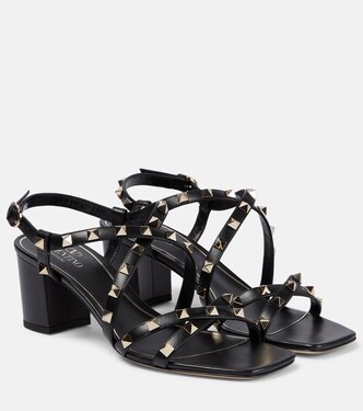 Rockstud leather sandals | Valentino Garavani