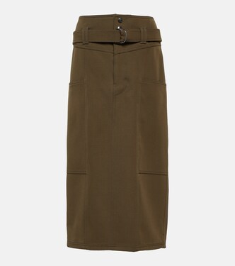 Wool midi skirt | Tod's