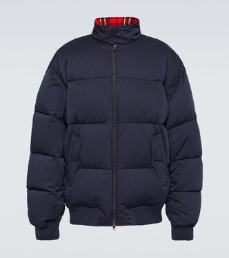 Cut-Up Harrington twill down jacket | Balenciaga