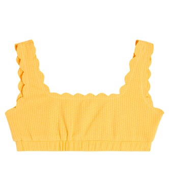 Palm Springs Laser Cut bikini top | Marysia Bumby