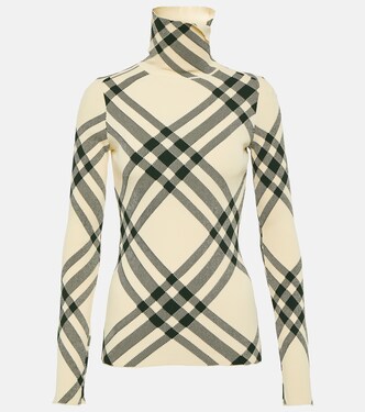 Burberry Check turtleneck sweater | Burberry